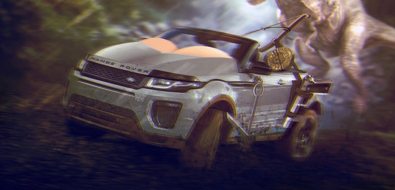 Lara Croft – Range Rover Evoque Convertible