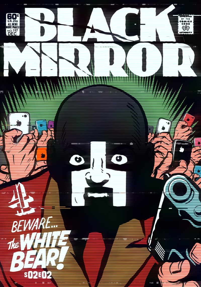 Художник нарисовал комиксы по мотивам сериала "Черное зеркало"