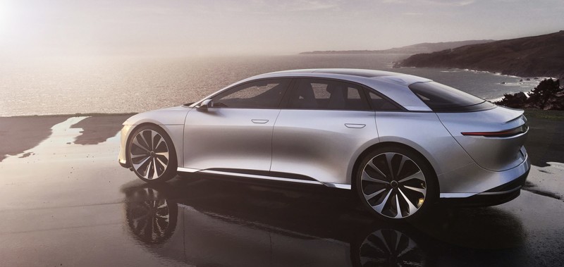 Компания Lucid Motors показала конкурента Tesla Model S