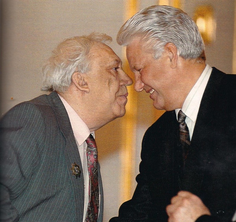Никулин и Борис Ельцин
