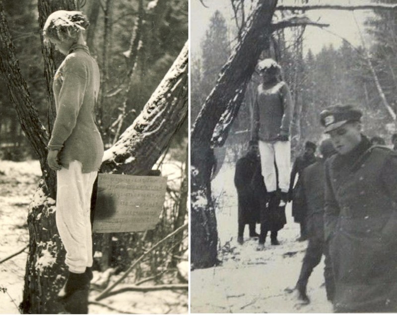 Чуть больше года назад в немецких архивах нашлись вот эти страшные фотографии повешенной Веры Волошиной... 