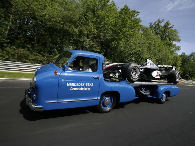 История транспортера Mercedes-Benz “Das Blau Wunder”