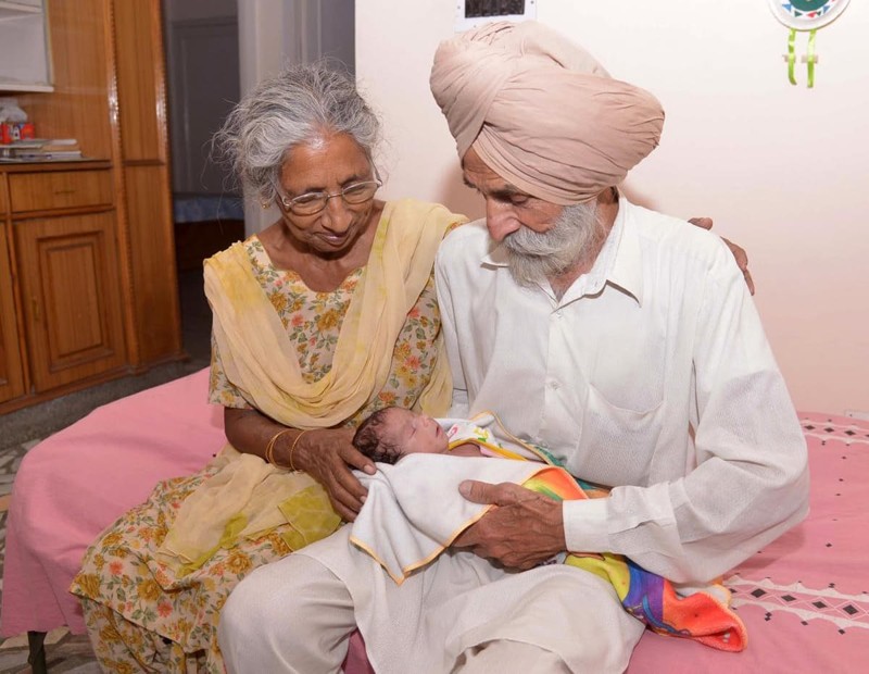 Далжинер Каур, 72 года. Верит в то, что Господь будет смотреть за ее ребенком