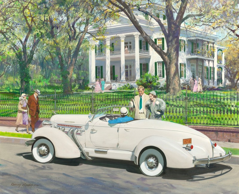 Автомобильная красота в иллюстрациях Гарри Андерсона