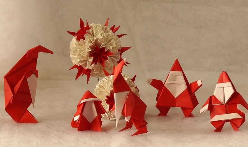 Новогоднее оригами