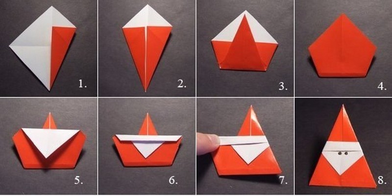 оригами из бумаги для детей новогодние игрушки | Дзен