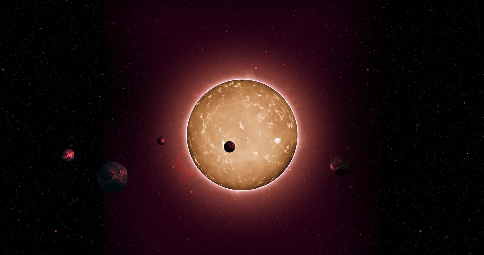 11. Это система Кеплер-444, служит домом пяти маленьким планетам с очень компактными орбитами