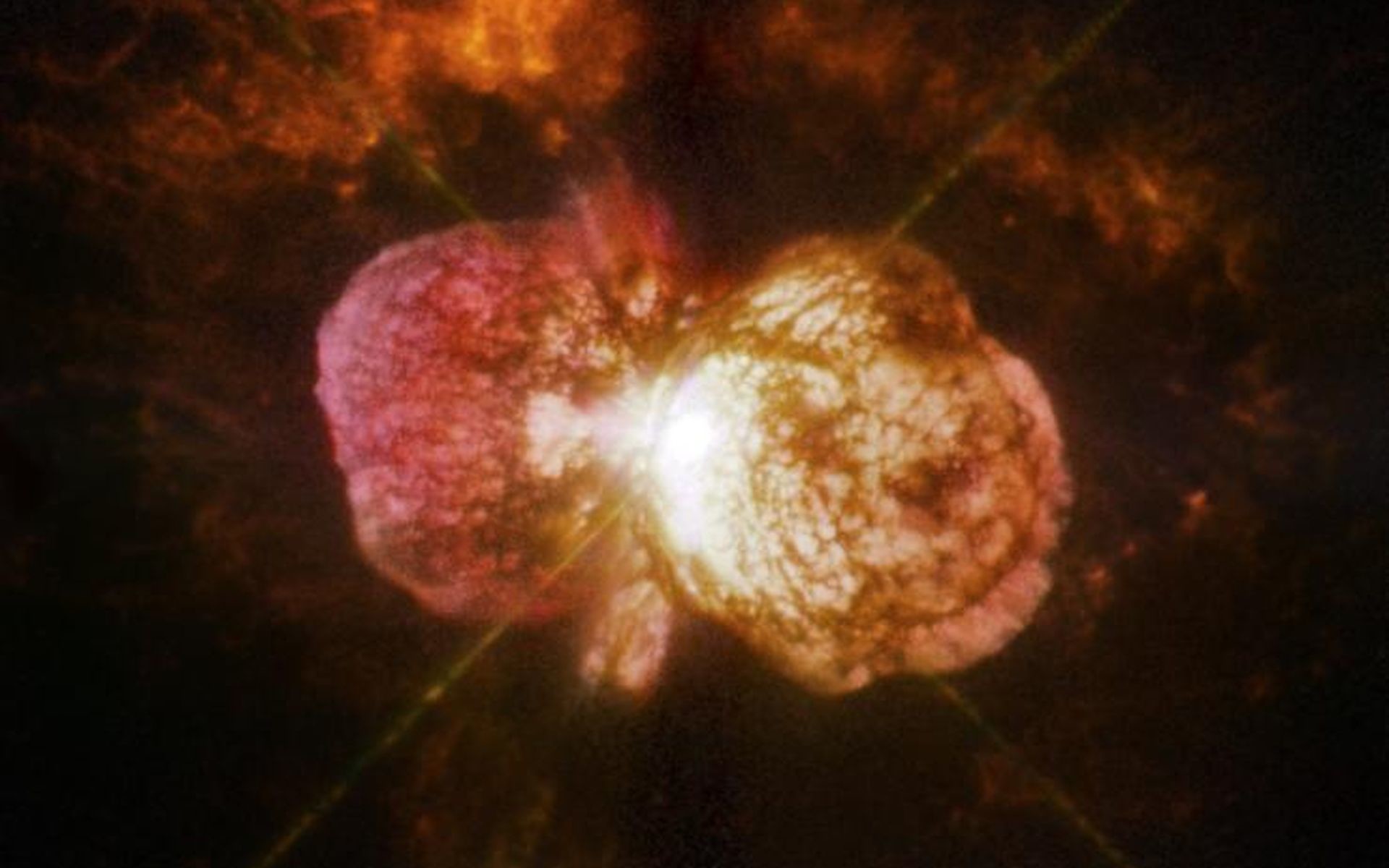 9. Извержение звезды Eta Carinae 