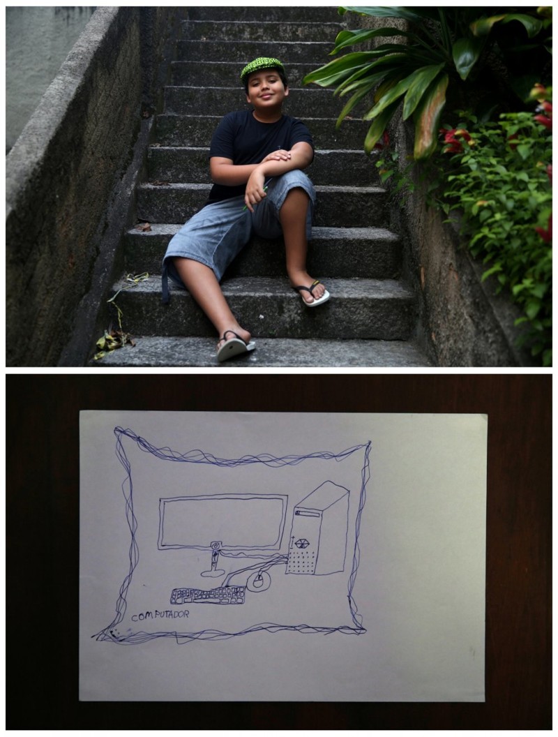 Том Алвес (Tom Alves, 10) из Рио-де-Жанейро в Бразилии хочет компьютер, хотя раньше просил приставку. 