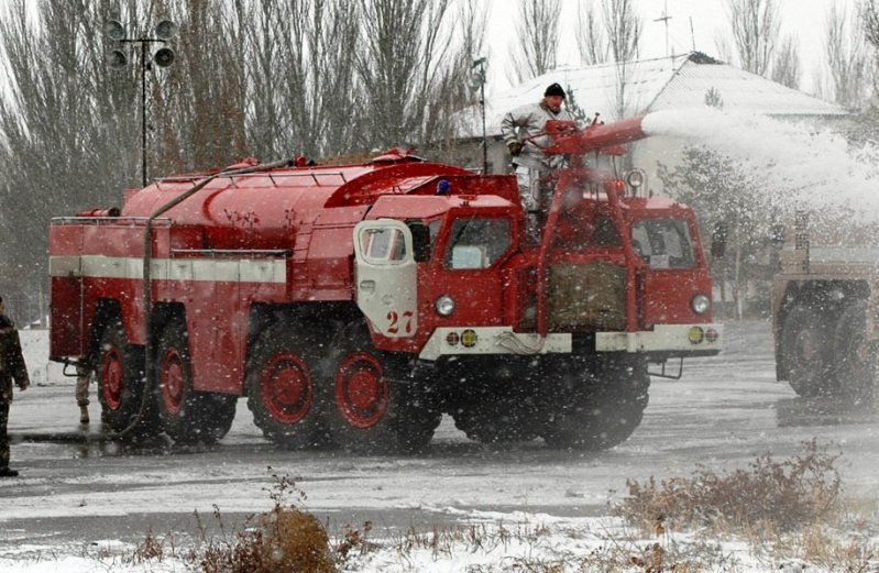 Специальный аэродромный пожарный автомобиль типа АА-70.