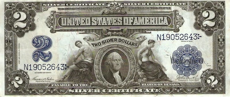 10. Двухдолларовая банкнота