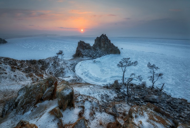 Байкал зимой