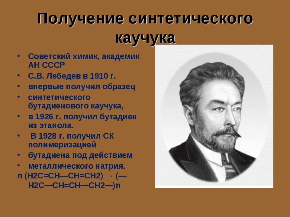 Синтетические каучуки история многообразие и перспективы проект