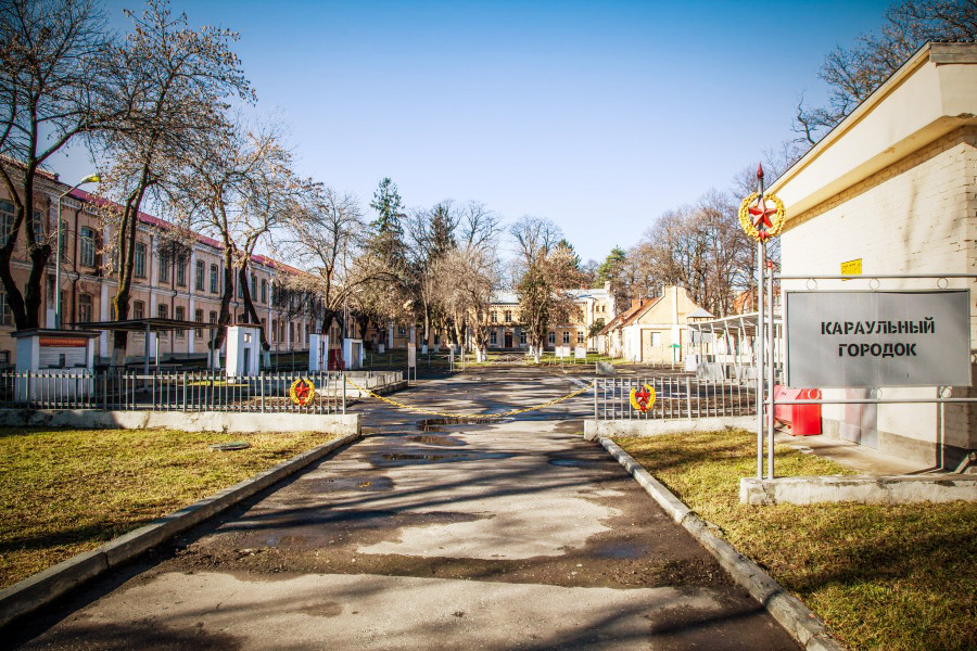 Схема караульного городка