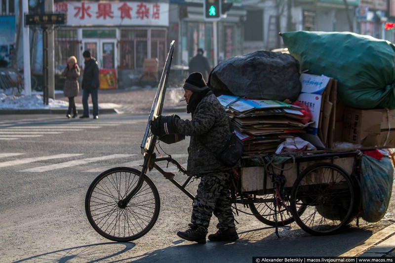 Как китайцы выживают в мороз