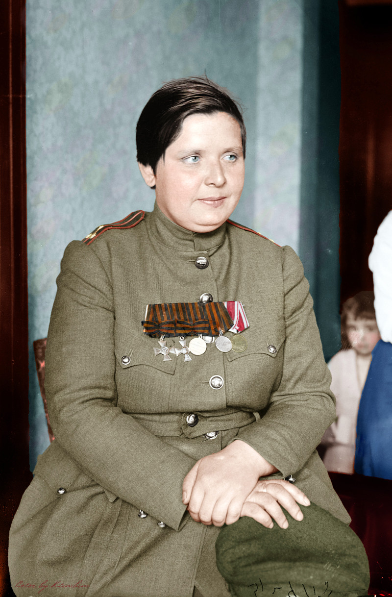 Мария Бочкарева, русский женский батальон смерти, Первая мировая 