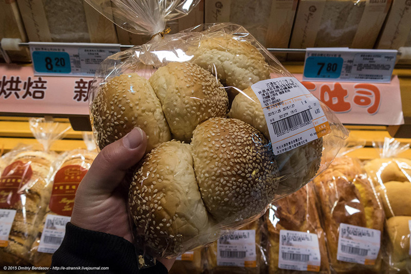  Хлеб тоже есть, но китайцы его практически не едят.