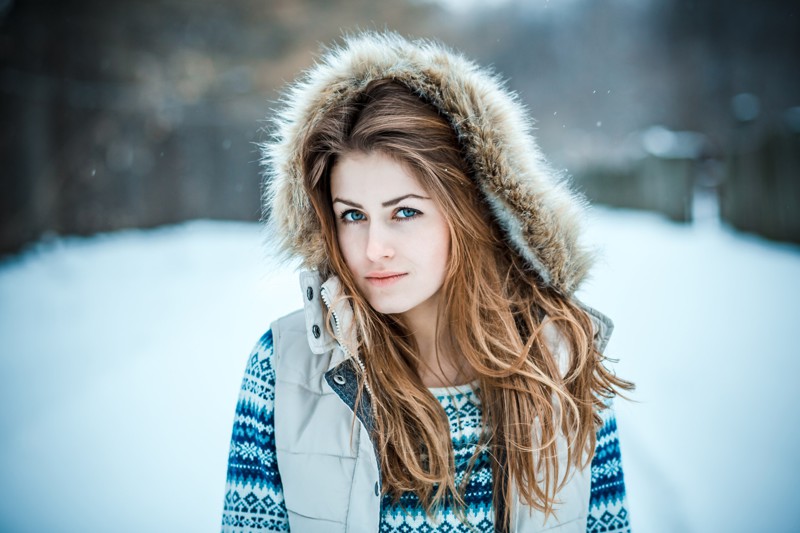 Модная зимняя одежда для женщин - 68 фото