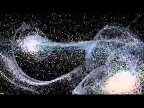 Роскосмос опубликовал видео слияния галактик через 4 млрд лет 