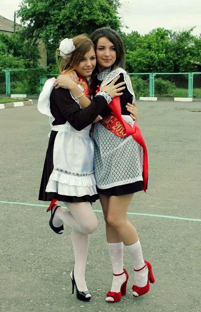 Русские школьницы чулки