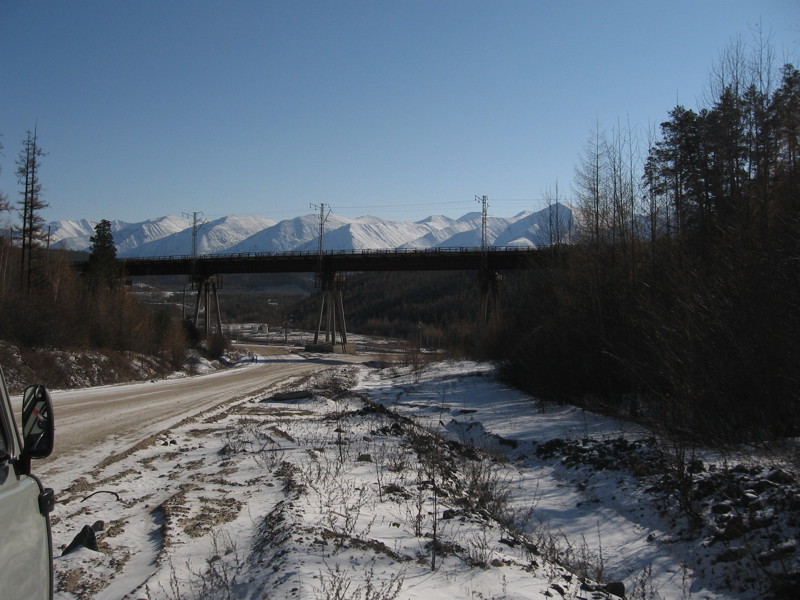ЖД мост на Северомуйском перевале
