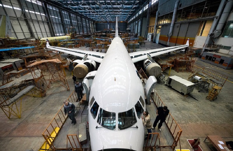Производство самолётов Ил-76 и Ту-204 в Ульяновске