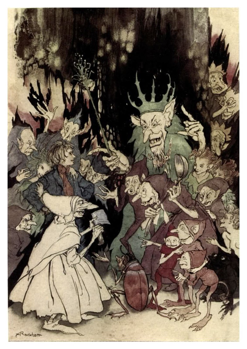 Тема троллей фигурируют в музыке норвежского композитора Эдварда Грига к драме Ибсена «Пер Гюнт». Знаменитая пьеса «В пещере горного короля» звучит при появлении короля троллей.