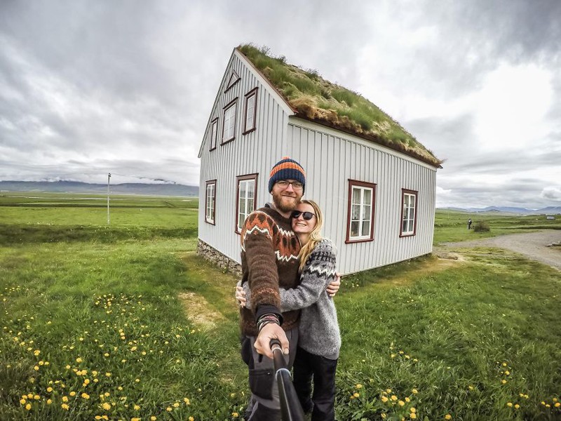 Повидали этот потрясающий домик в Исландии