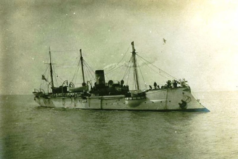 Канонерская лодка "Кореец" в Чемульпо. Февраль 1904 г.