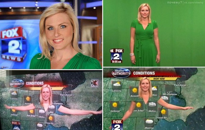 Вот почему ведущим новостей нельзя одеваться в зеленое 