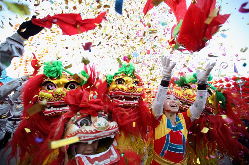 Китайский Новый год - наступил год огненной обезьяны