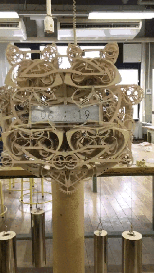 Механизм часов изнутри