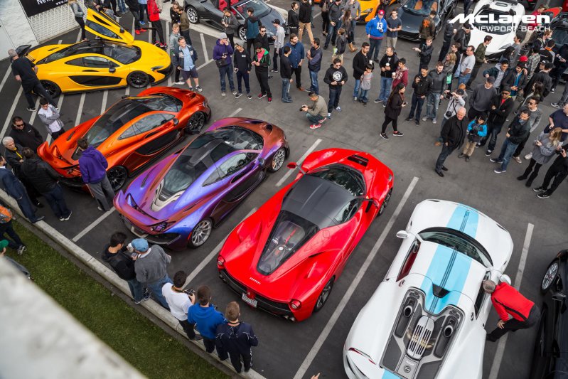 Lamborghini Newport Beach 2016 - слет владельцев суперкаров в Калифорнии