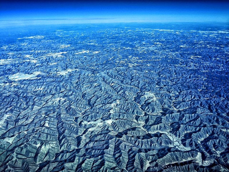 10. Пилот запечатлел потрясающий вид на горы Аппалачи в западной Вирджинии