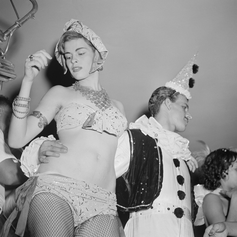 Подготовка к карнавалу 1953 года