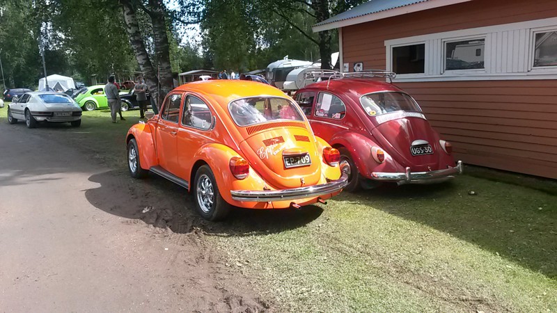 Выставка ретро автомобилей.BUG in FINN 2015