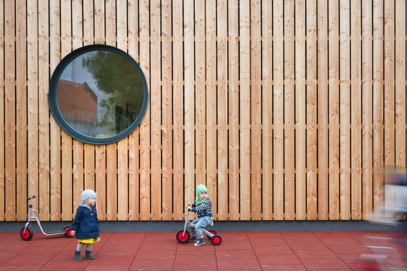 Современный детский сад в Словении дети, детский сад, словения