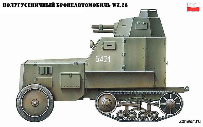 Как польский бронеавтомобиль стал советским бронекатером