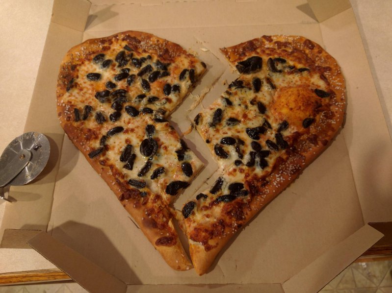 Пицца неразделенной любви 