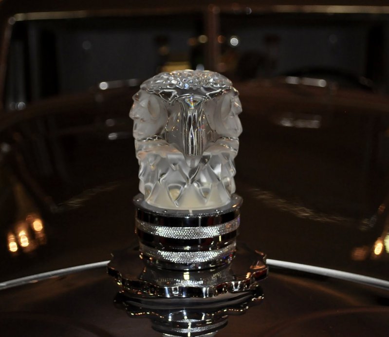  Lalique Eagle Custom Ornament.