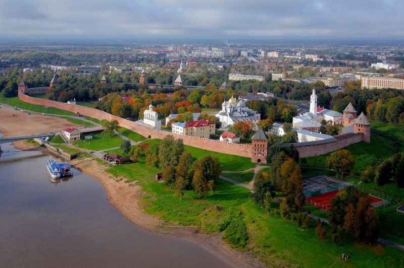 Второе место занимает Великий Новгород