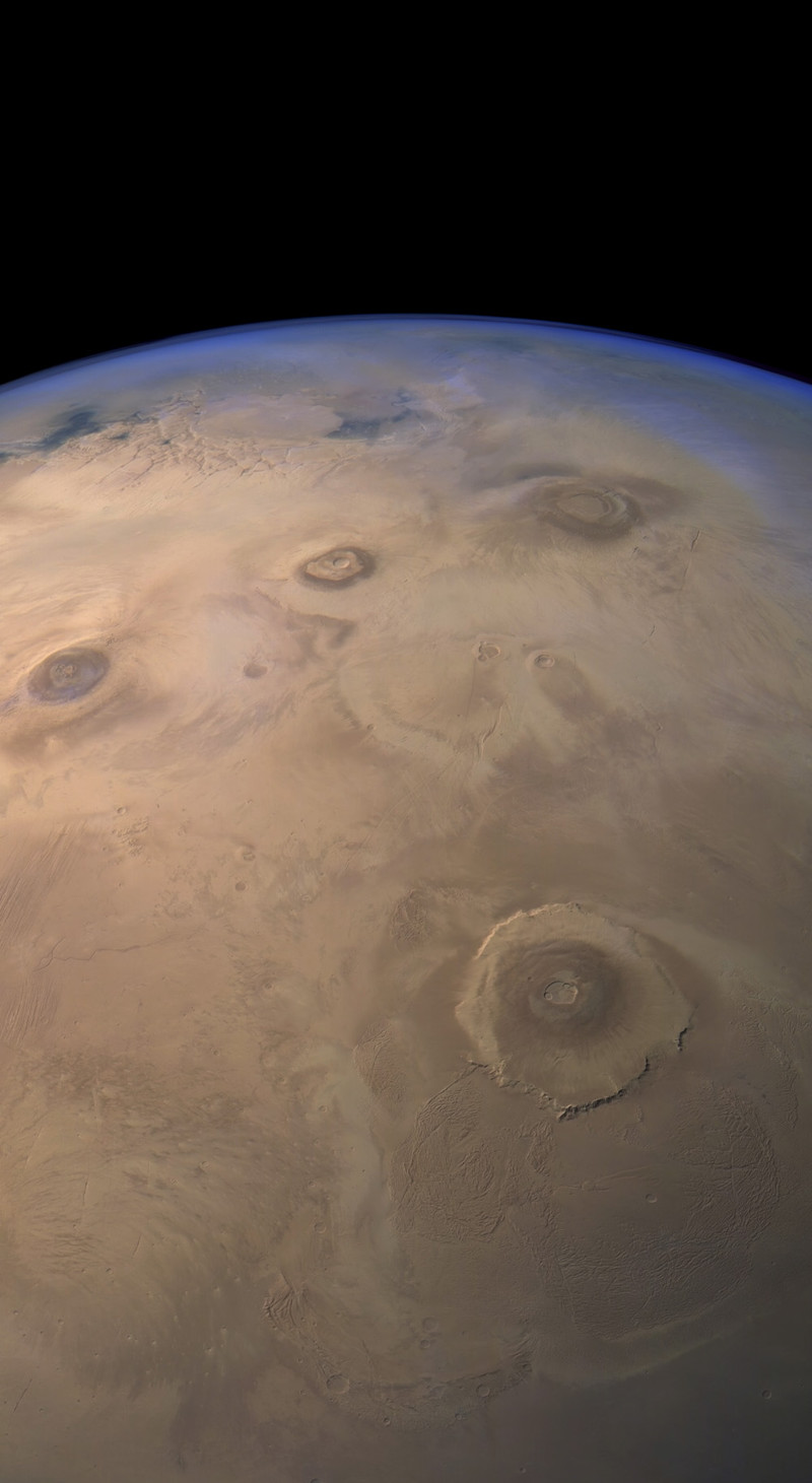 Взгляд на Марс от Mars Express
