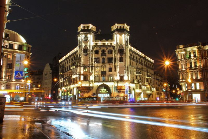 Очень красивые фотографии ночного Санкт-Петербурга