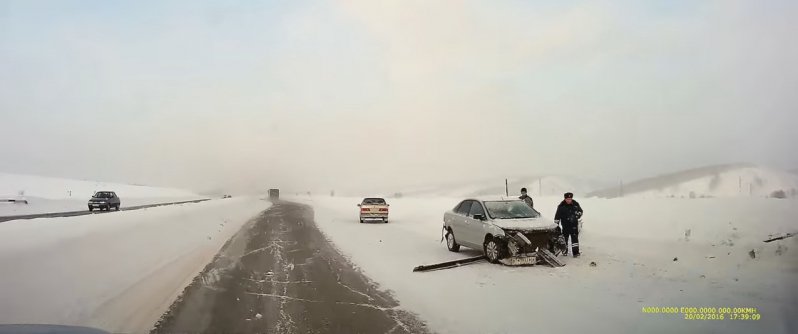 Авария дня. Перевёртыш на трассе Новокузнецк-Кемерово