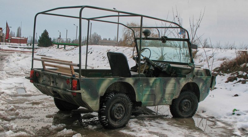 Тест-драйв военного ТПК ЛуАЗ-967 