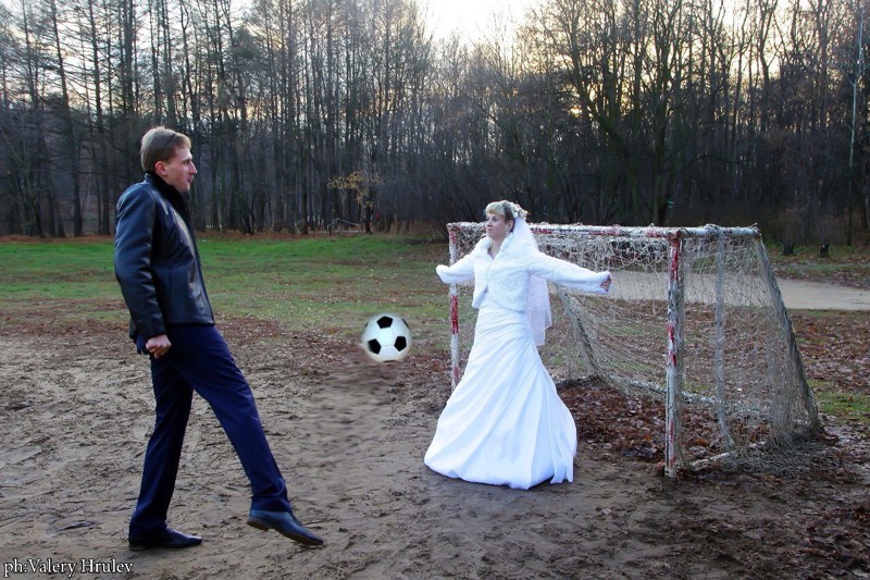 Свадьба  как и российский футбол, такая же беспощадная