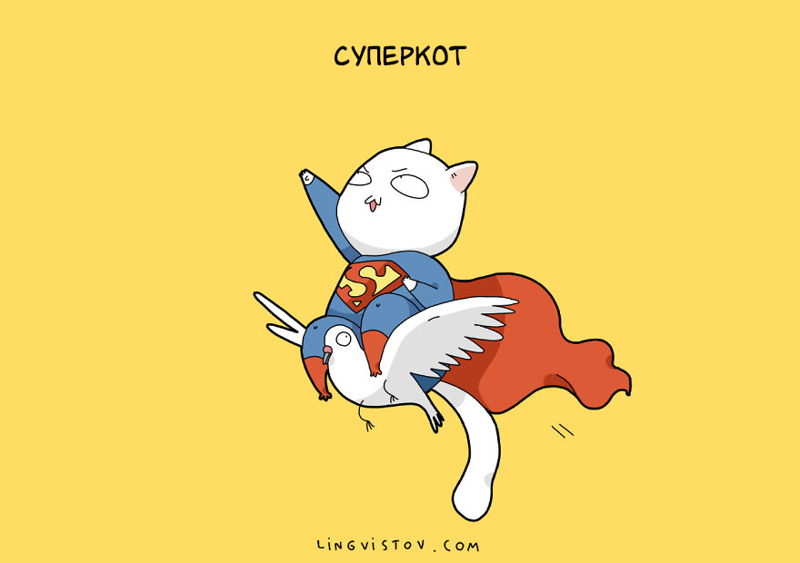 Если бы коты были супергероями