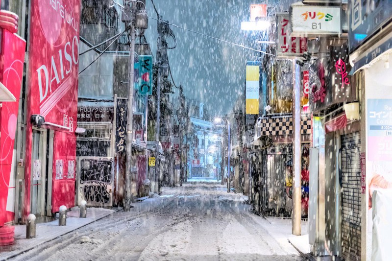 Японская зима