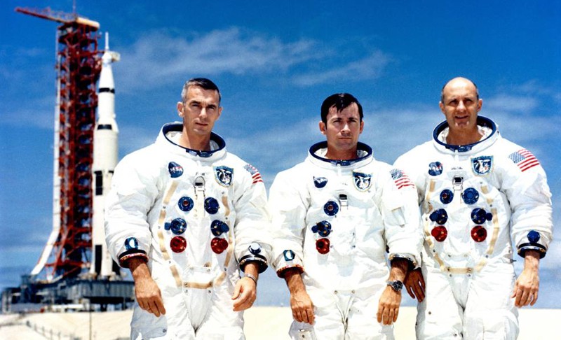 Астронафты Thomas Stafford, John Young and Eugene Cernan