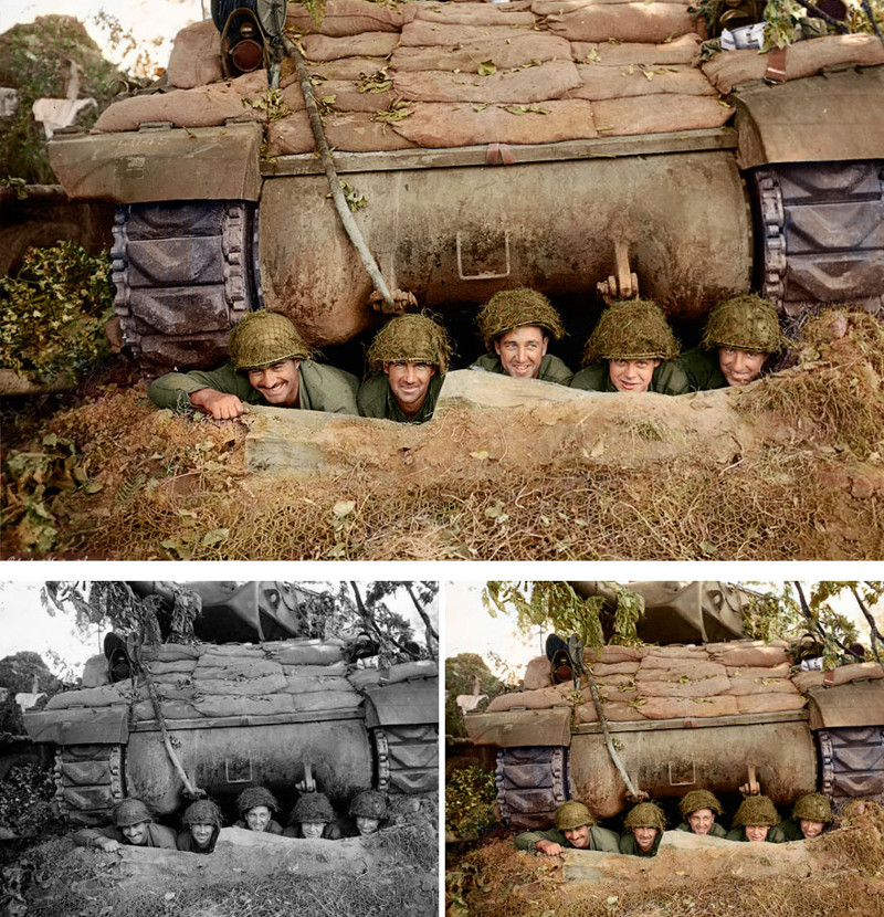 Экипаж противотанковой установки M10 ("Росомаха")